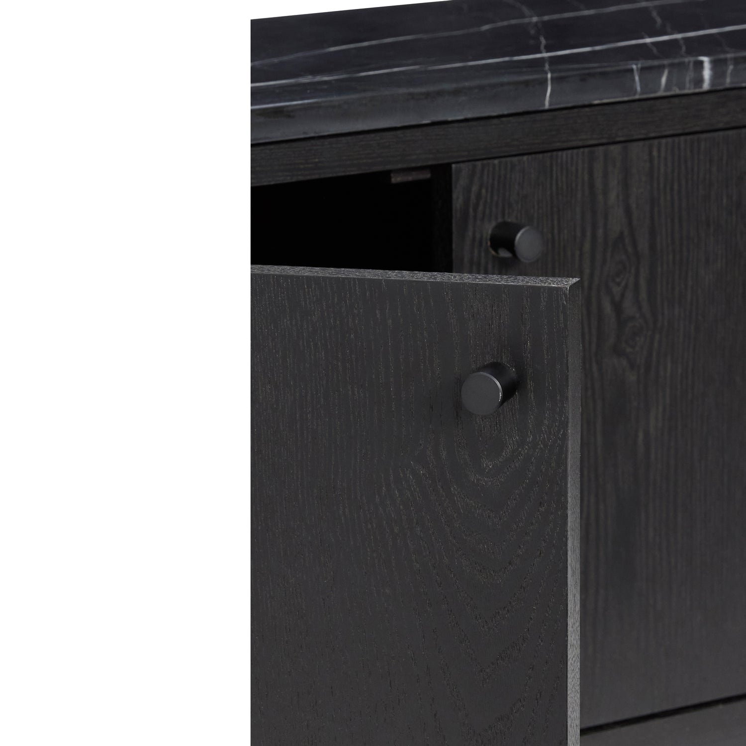 Nobu Sideboard Schwarz - 120x35xh51cm