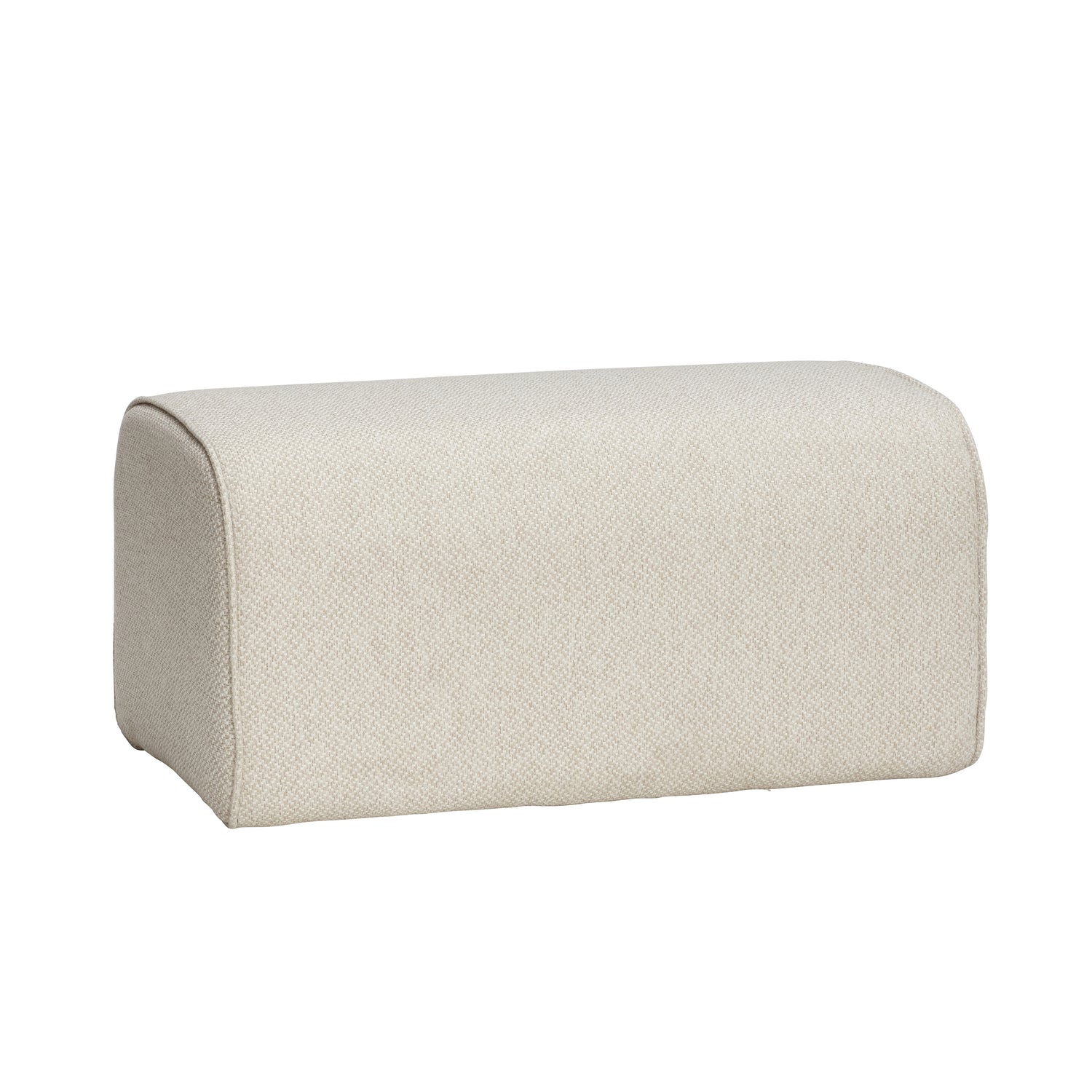 Hübsch - Pouf, stoff, beige - 50x81xh40cm