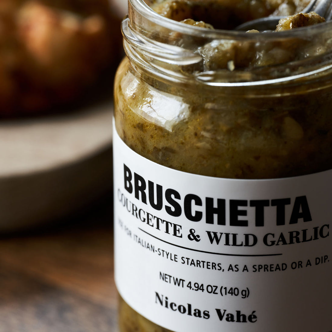 Bruschetta, Courgette &amp; Wild Knoblauch