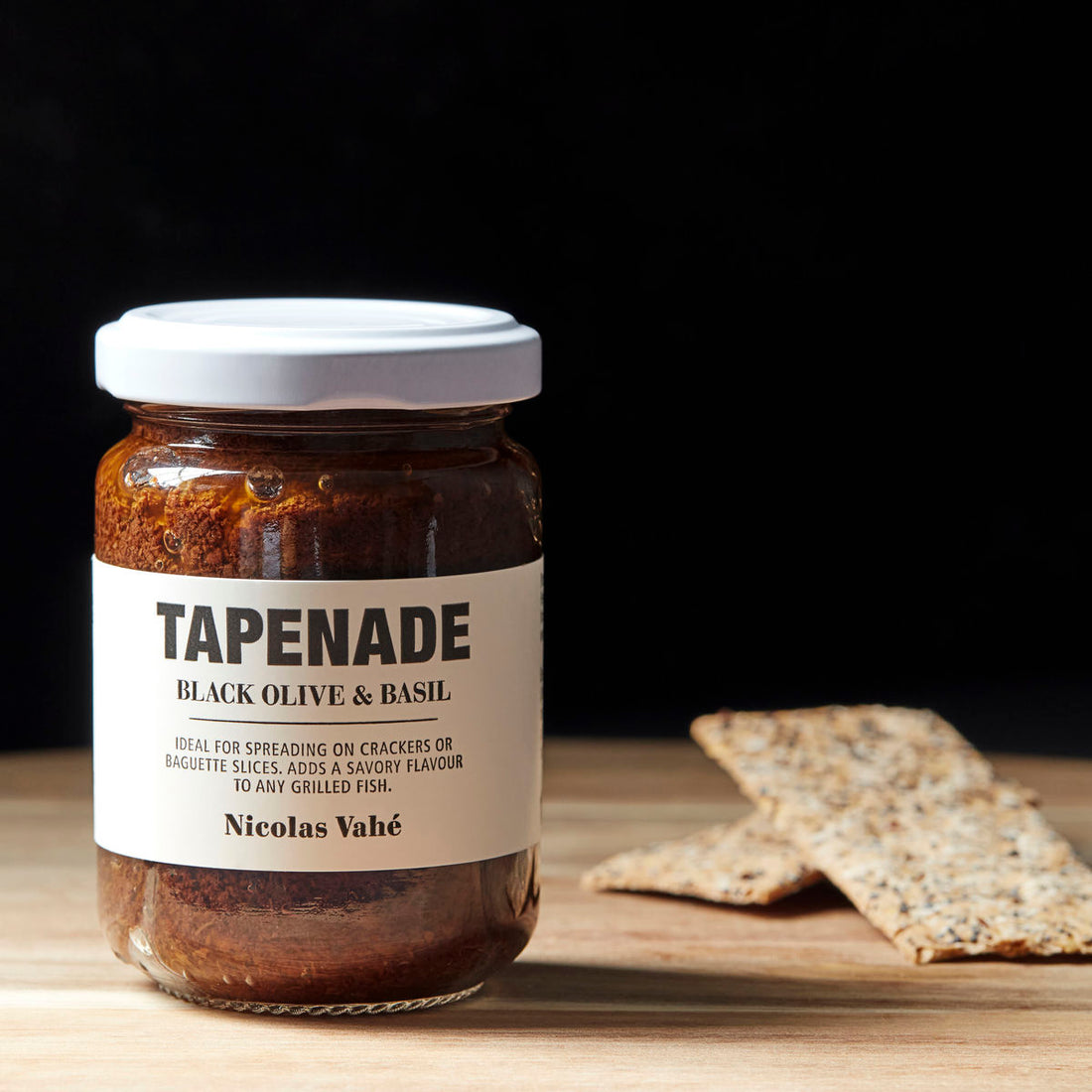 Tapenade, Black Olive &amp; Basilikum