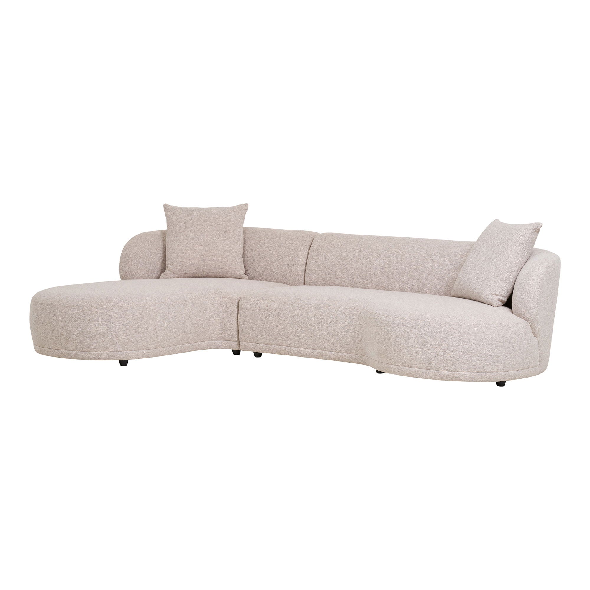 Sofa mit 2 Kissen, links -Wing, Natur, HN1295