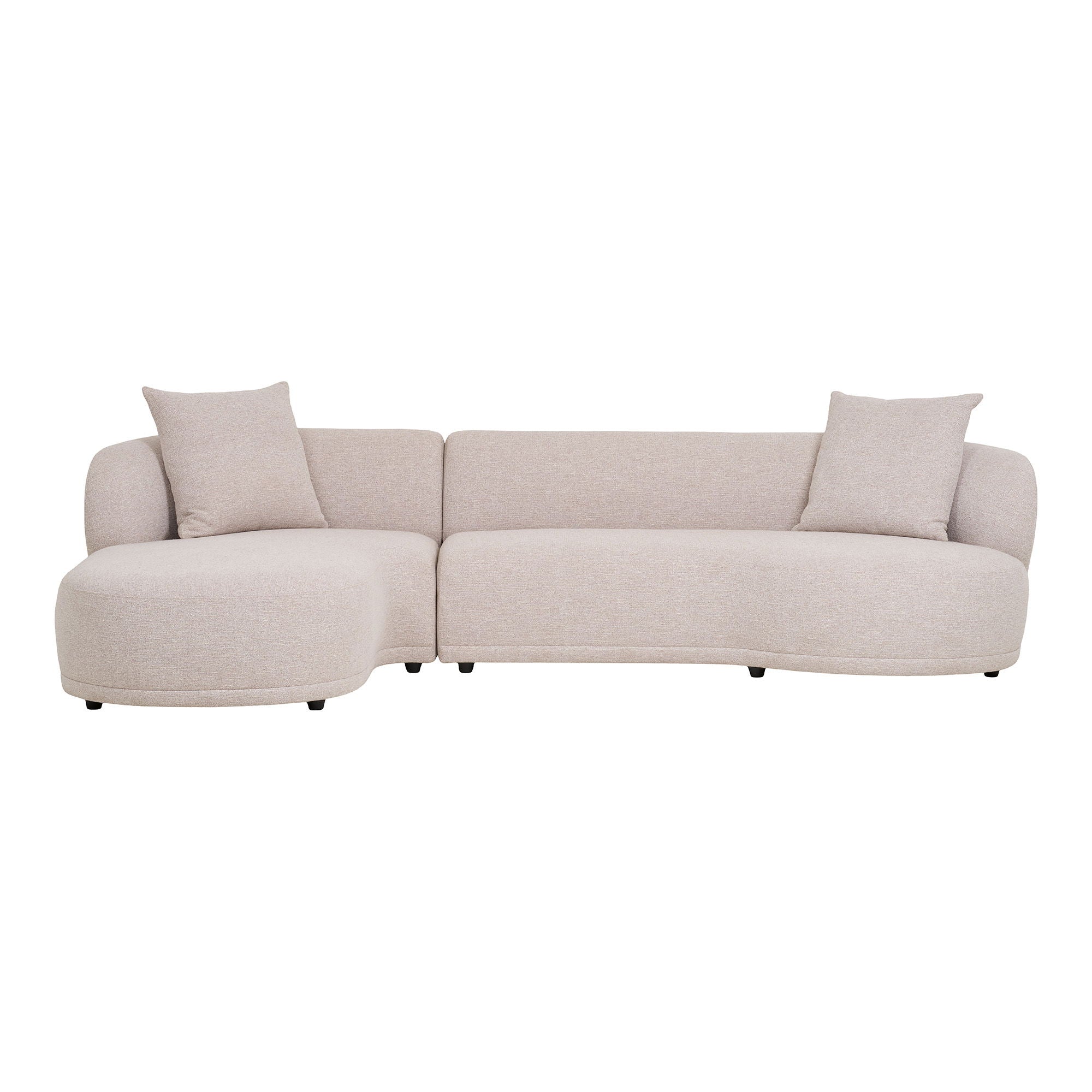 Sofa mit 2 Kissen, links -Wing, Natur, HN1295