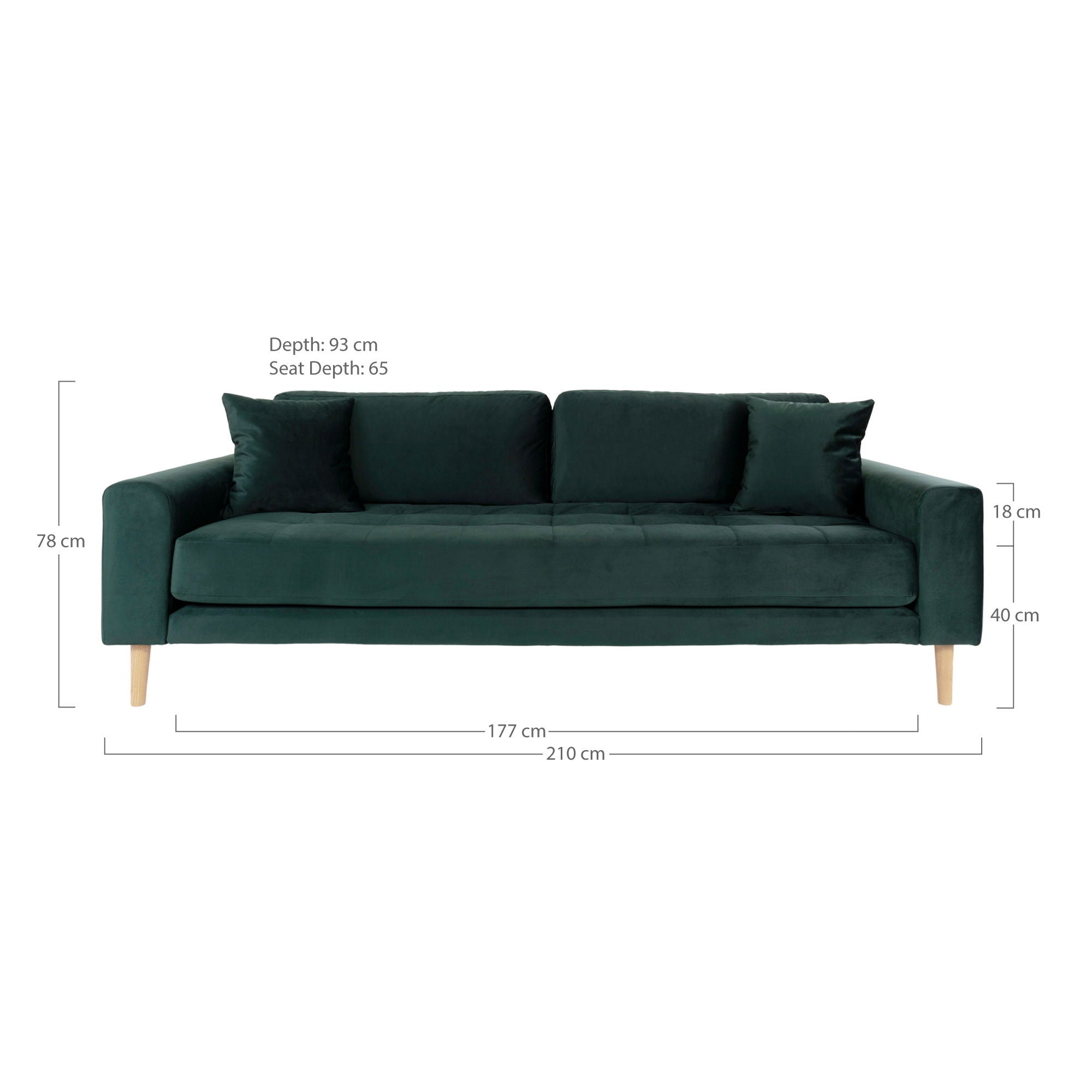 Lido 3 Personers Sofa - 3 Personers Sofa