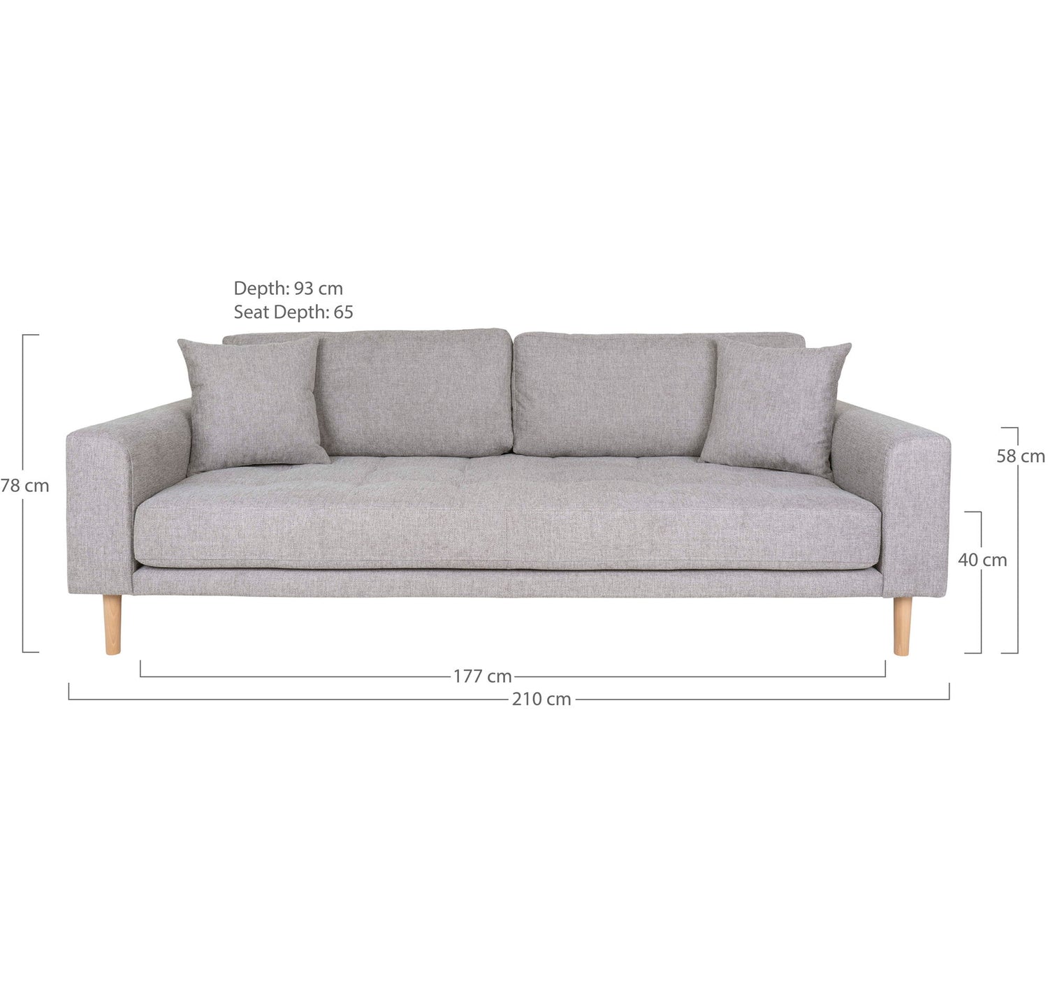 Lido 3 Personers Sofa - 3 Personers Sofa