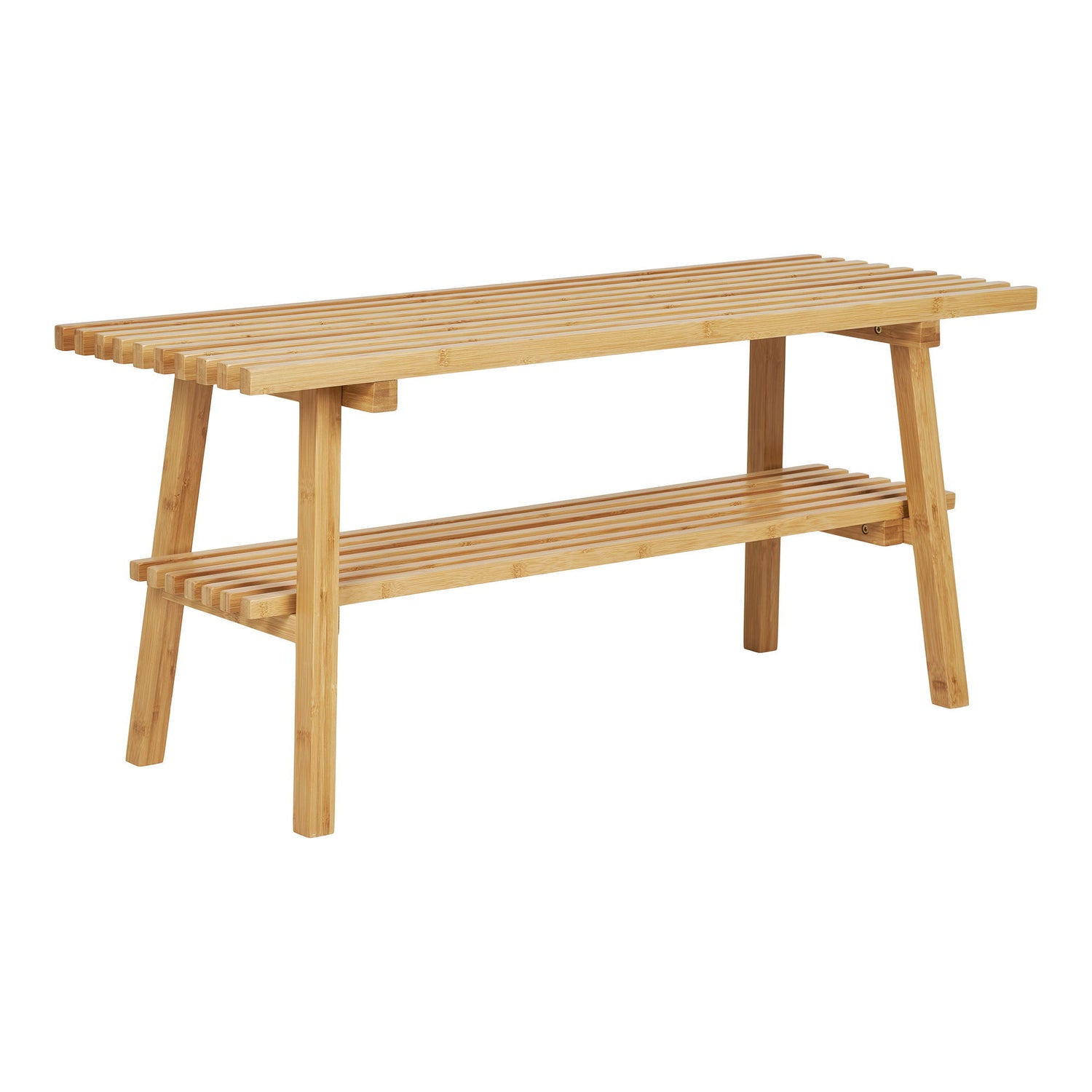 Ember Bench - Bank, Bambus, Natur 28x70x45 cm