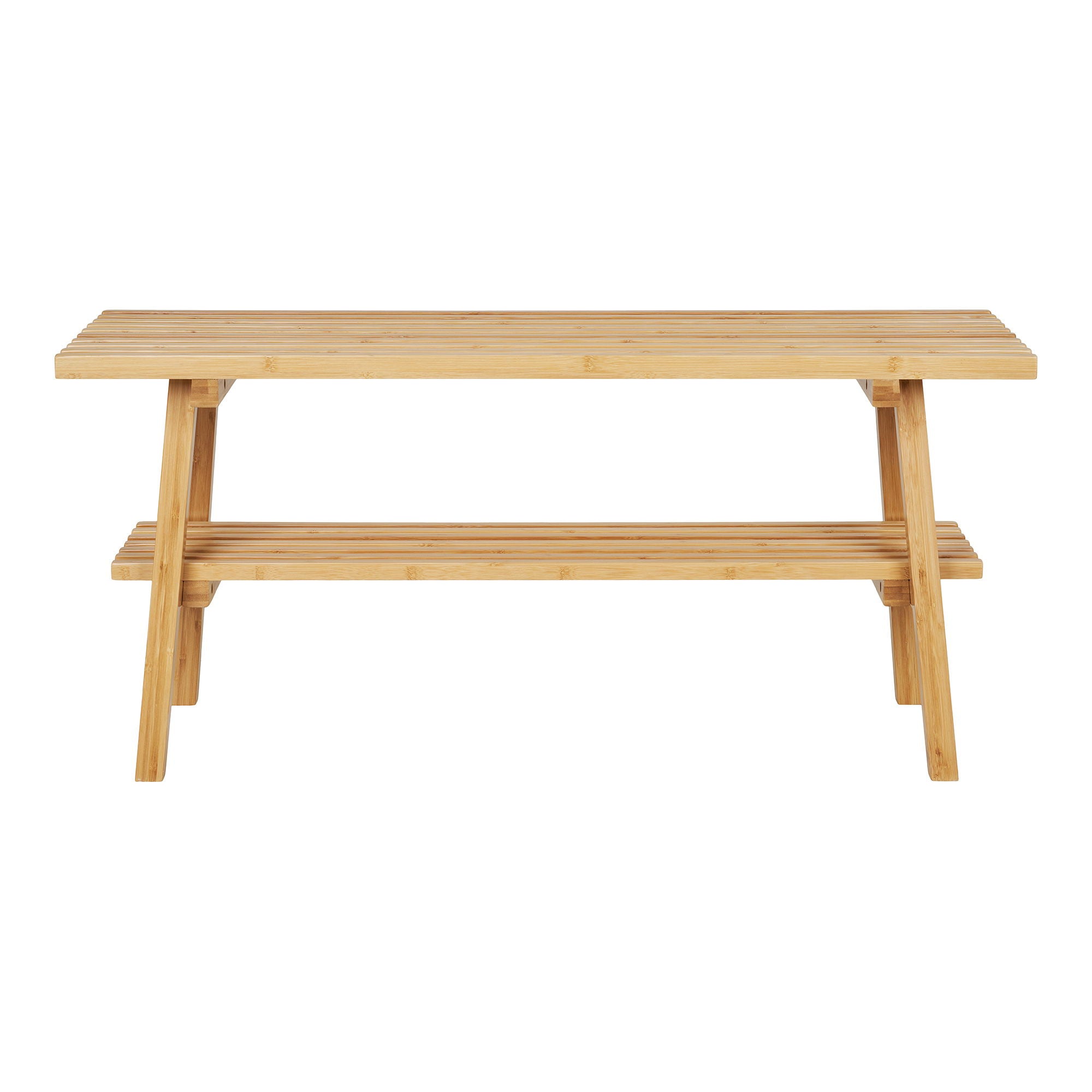 Ember Bench - Bank, Bambus, Natur 28x70x45 cm