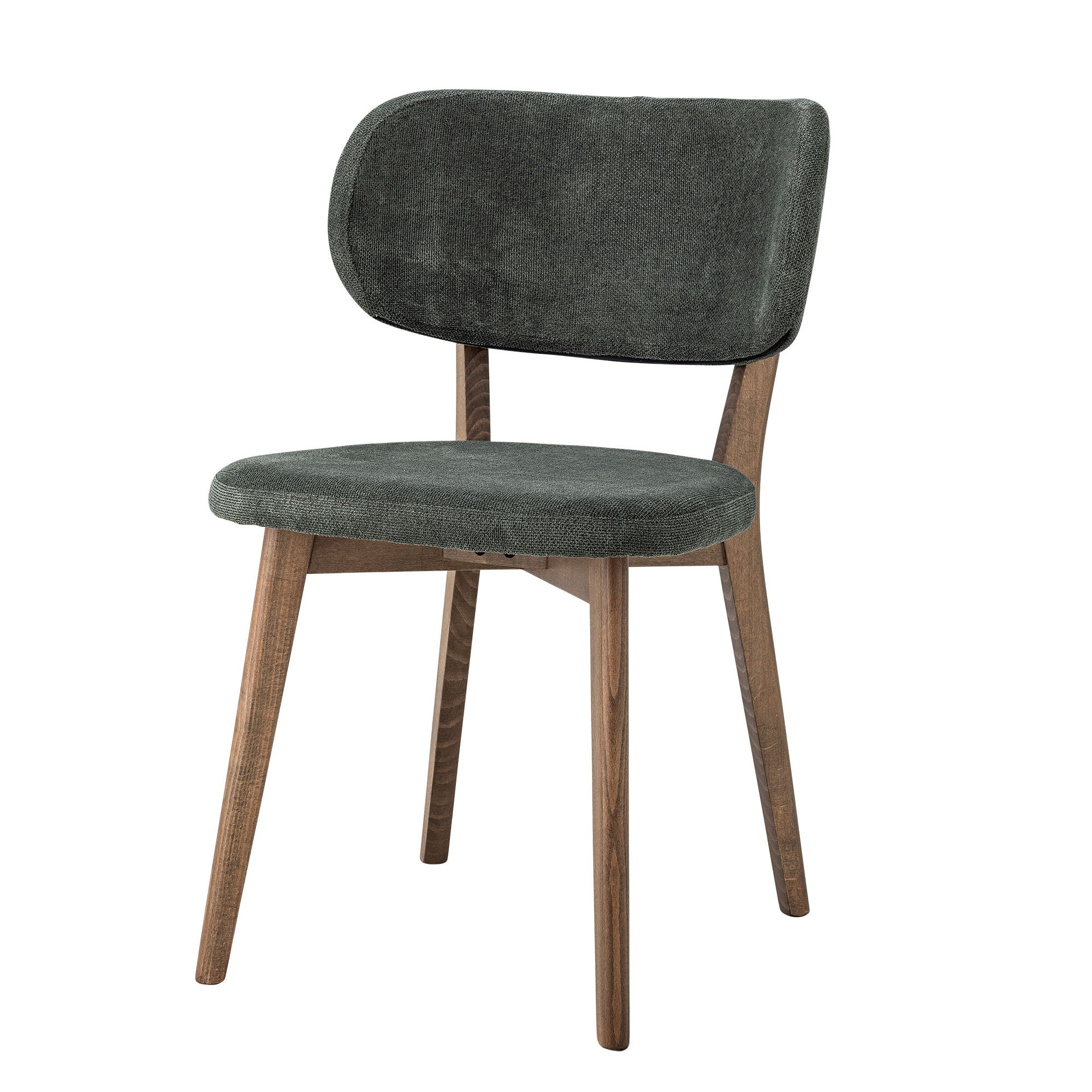 Kreative Kollektion Cally Dining Chair, Green, FSC®Mix, Buche