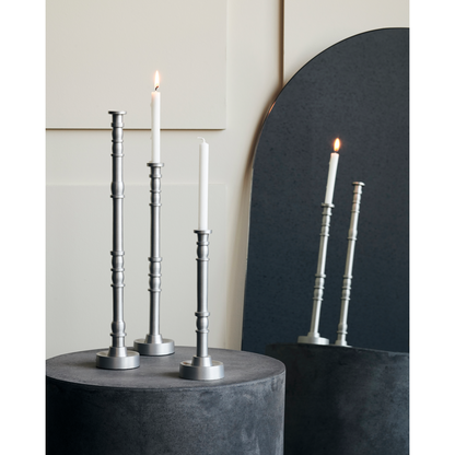 Candlestick, Hdjersey, Silber oxidiert