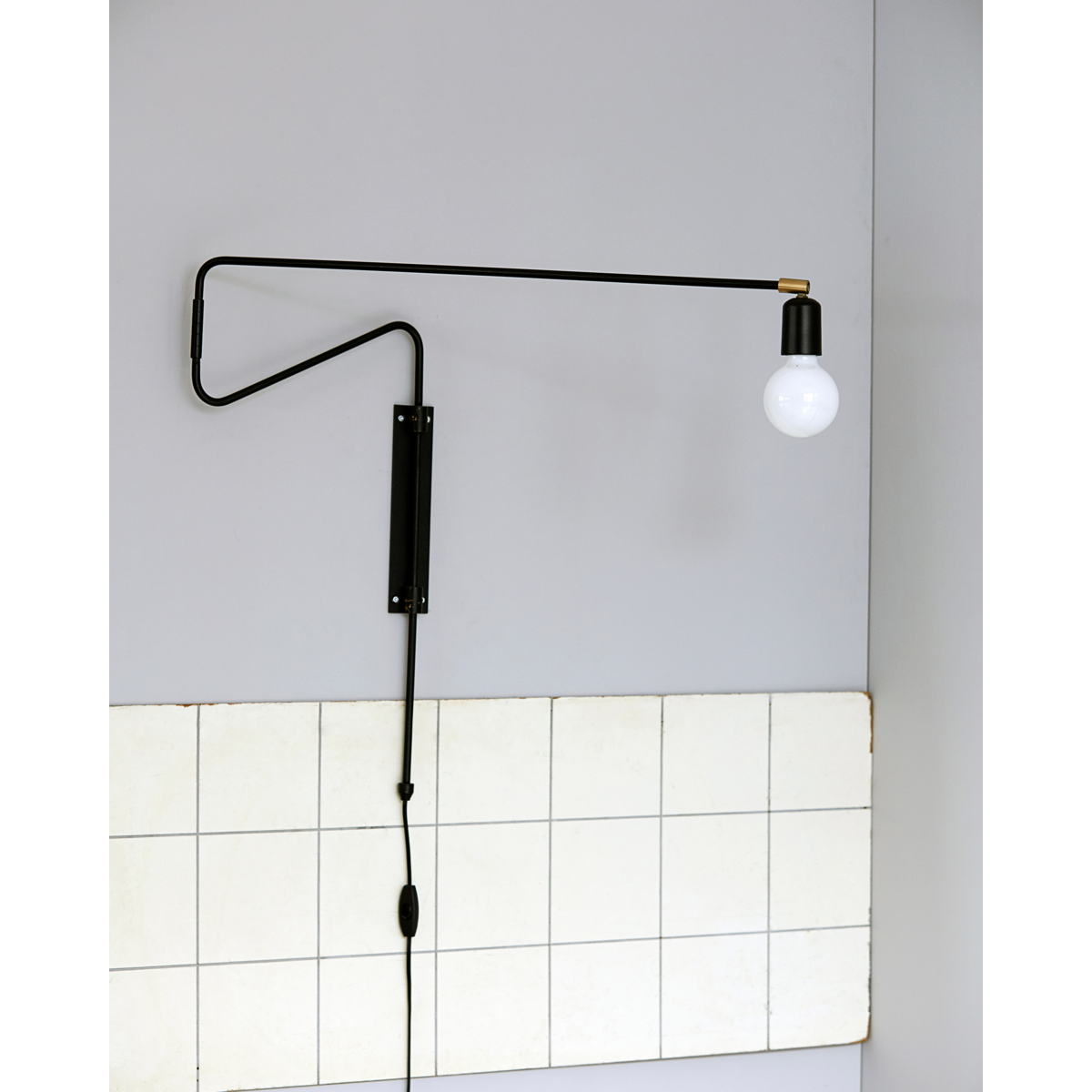 Wandlampe, hdswing, schwarz