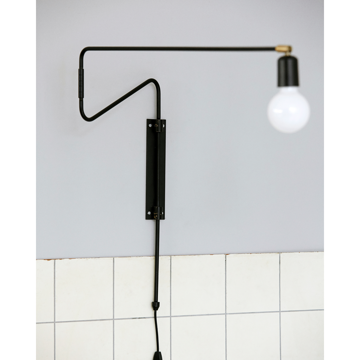 Wandlampe, hdswing, schwarz