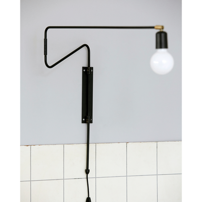 Wandlampe, hdswing, schwarz