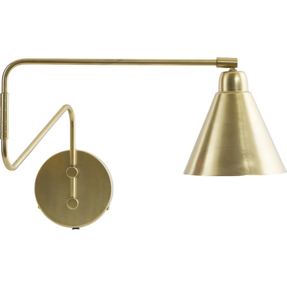 Wandlampe, HDGame, Messing