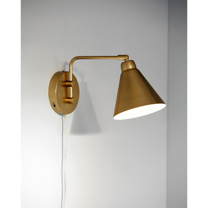 Wandlampe, HDGame, Messing Finish