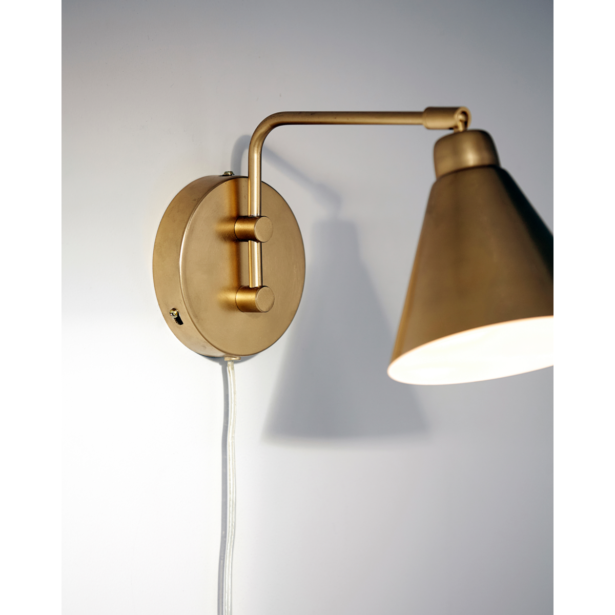 Wandlampe, HDGame, Messing Finish