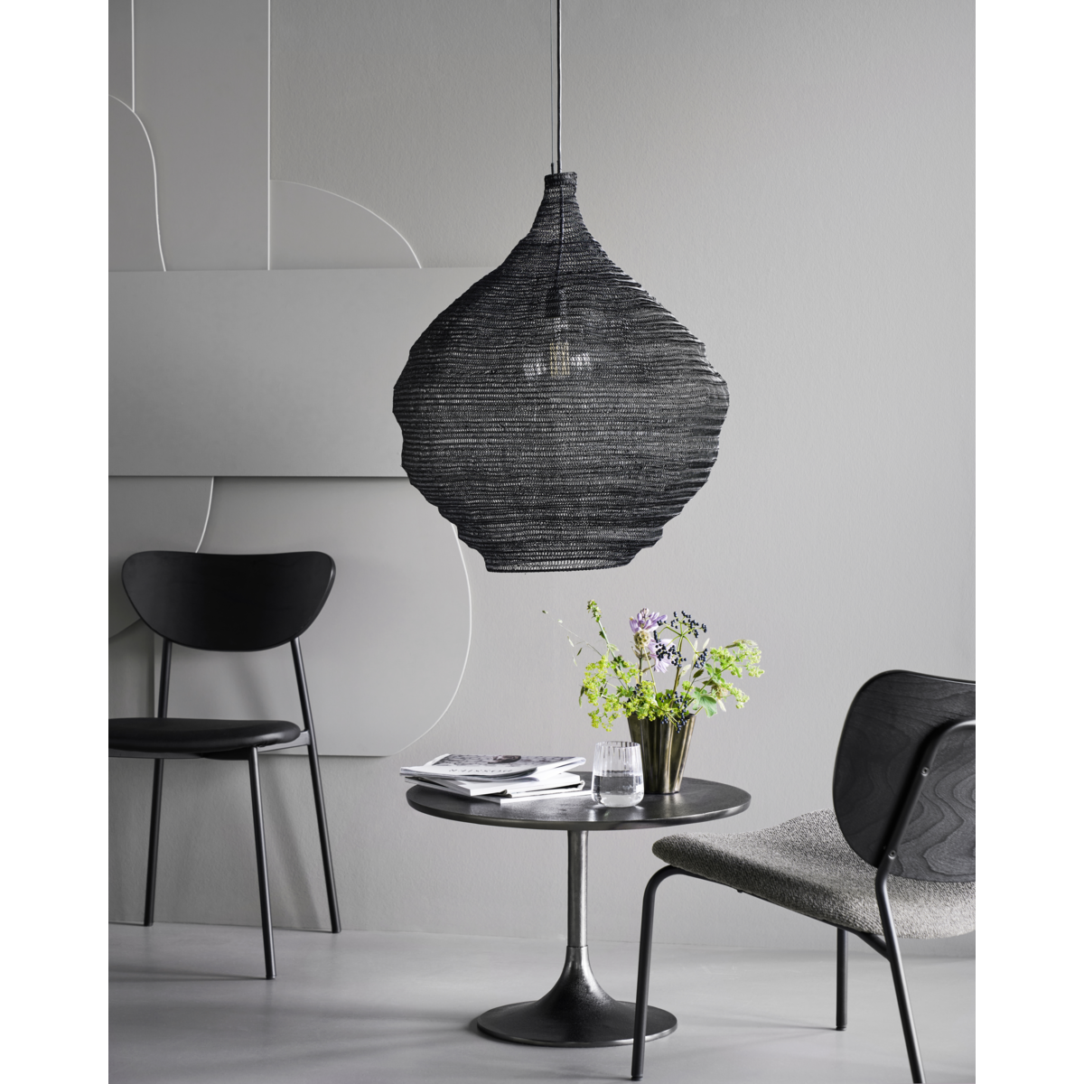 Lampe, Hdmesh, schwarz