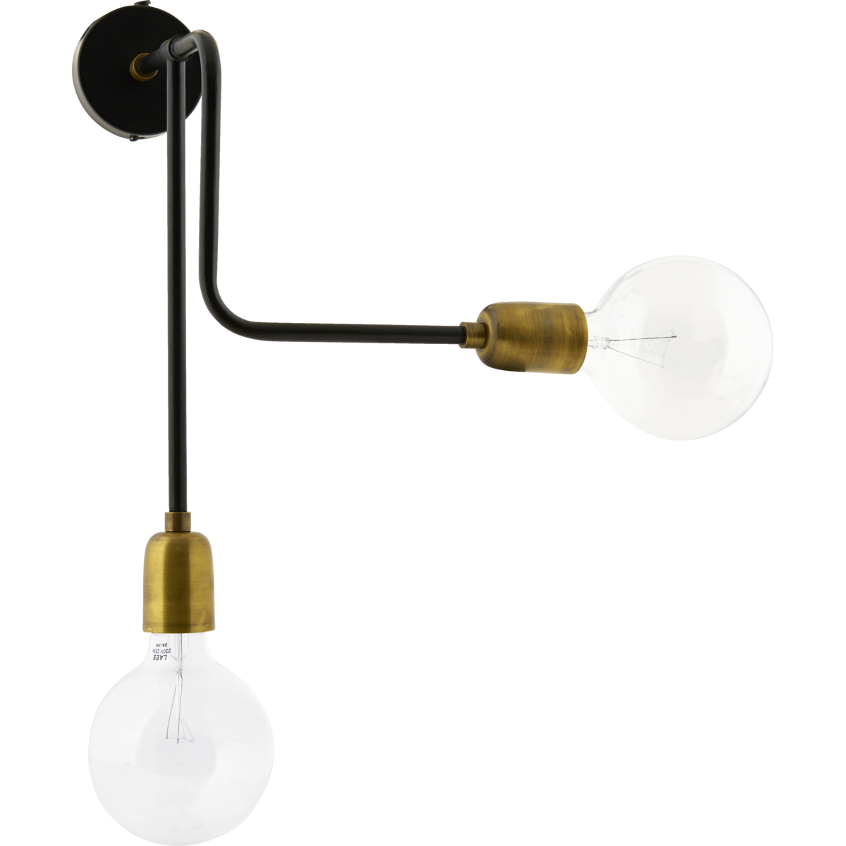 Wandlampe, Hdmolekular, schwarz;