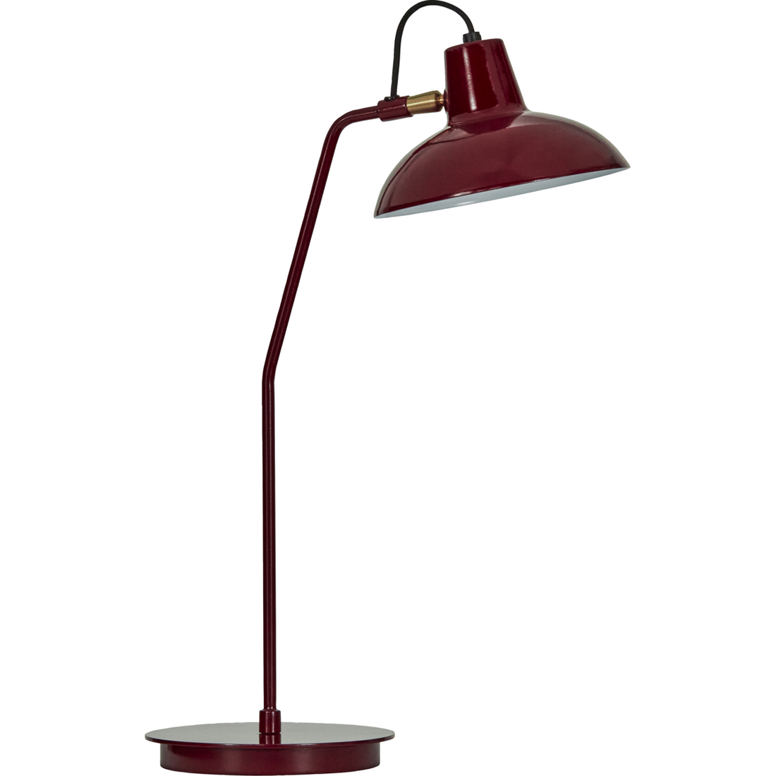 Tischlampe, hddesk, rot