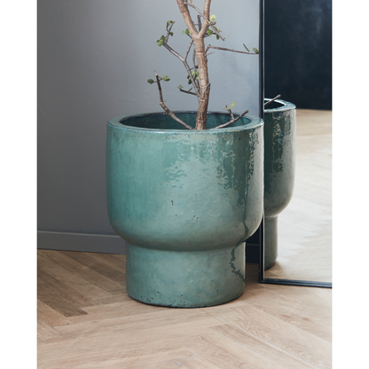 Hausarzt Herb Pot, Terra, Green-H: 45 cm, Dia: 40 cm