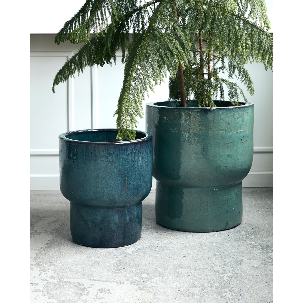 Hausarzt Herb Pot, Terra, Green-H: 45 cm, Dia: 40 cm