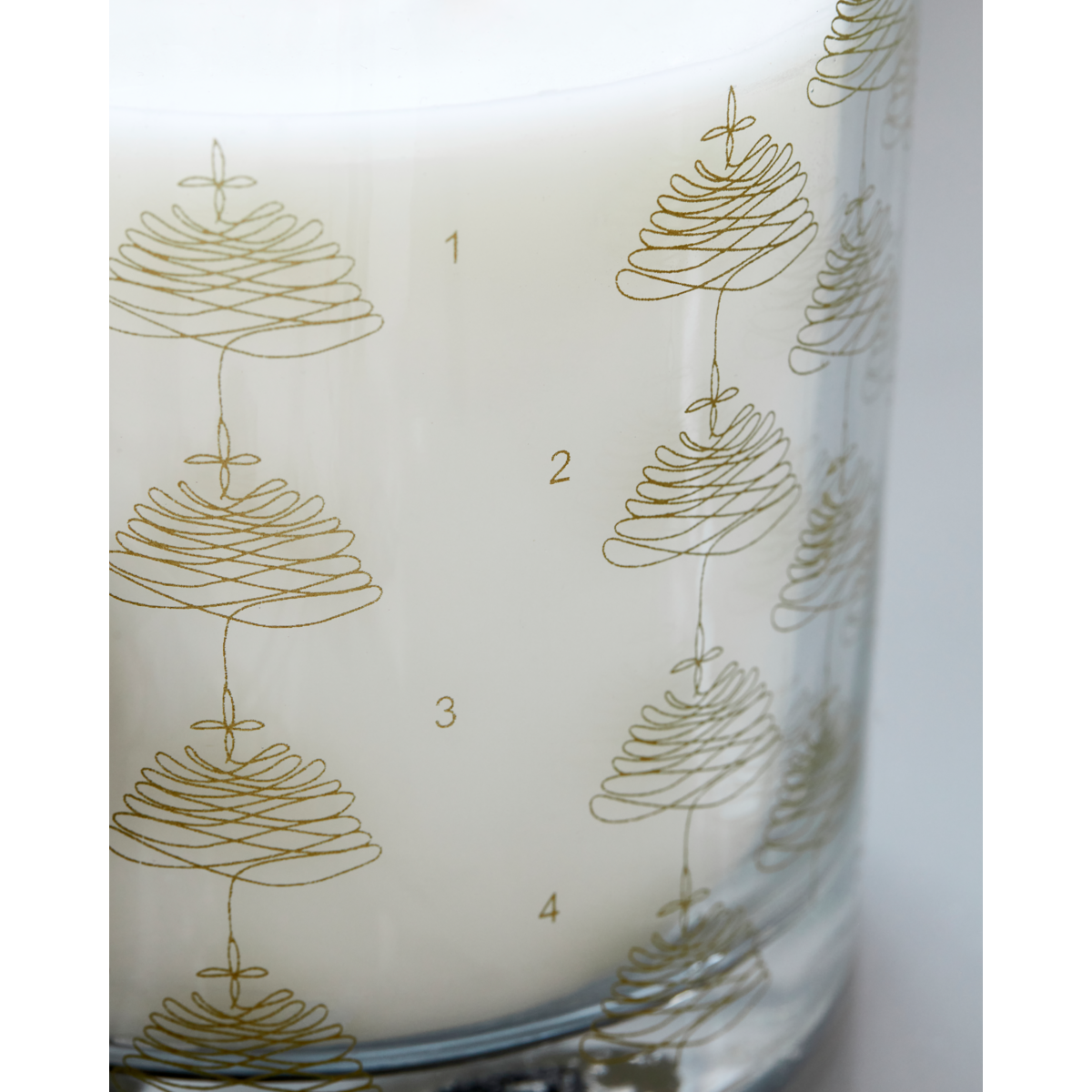 Licht in Glas, Hdadvent, Gold