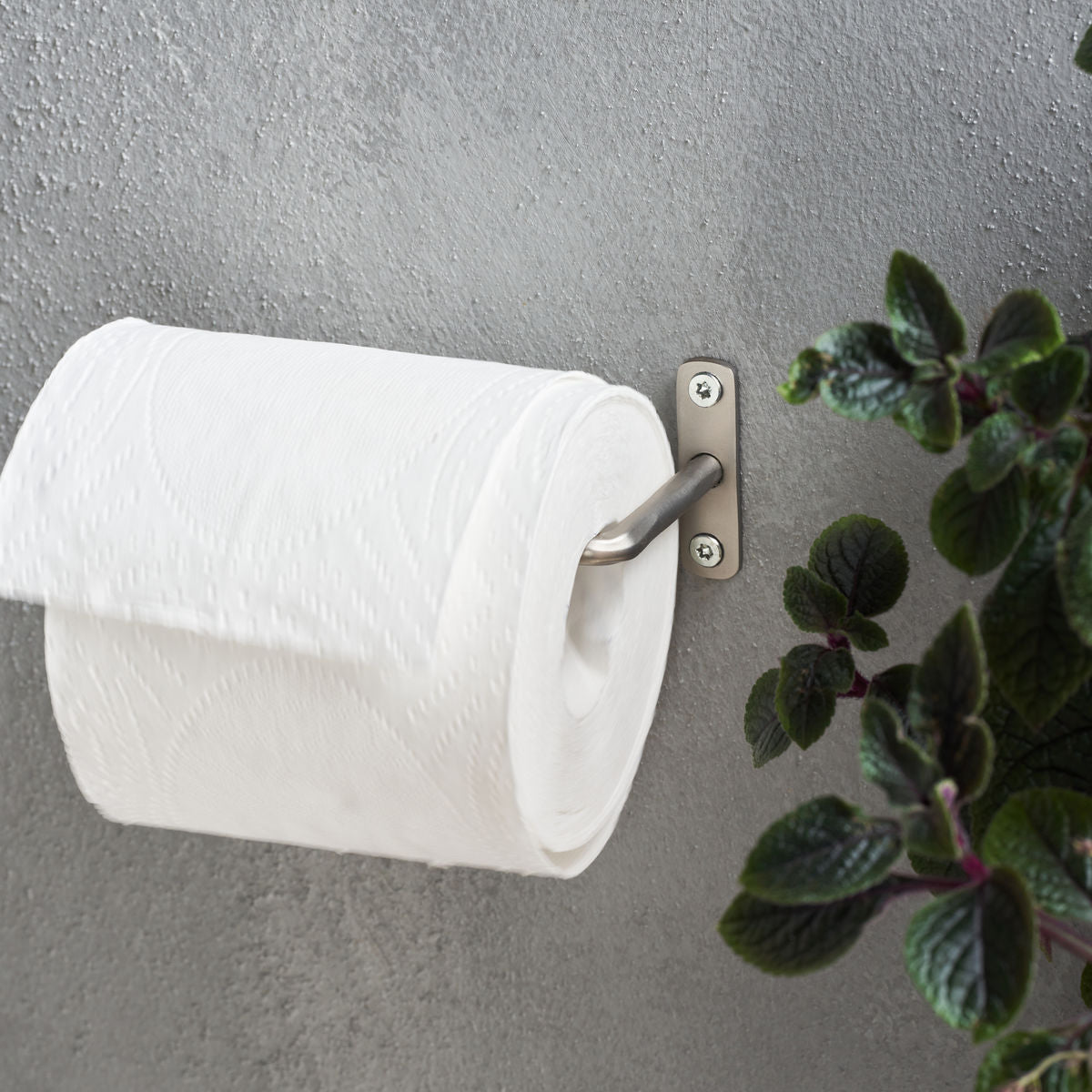 Toilettenpapierhalter, Hdwelo, gebürstete silberne Finish