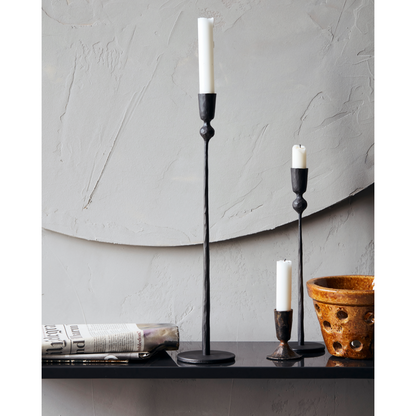 Hausarzt - Candlestick, Trivo, Schwarz - H: 41 cm, Dia: 7 cm