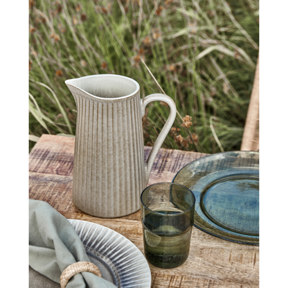 Pitcher, Hdpleat, Grau/Braun