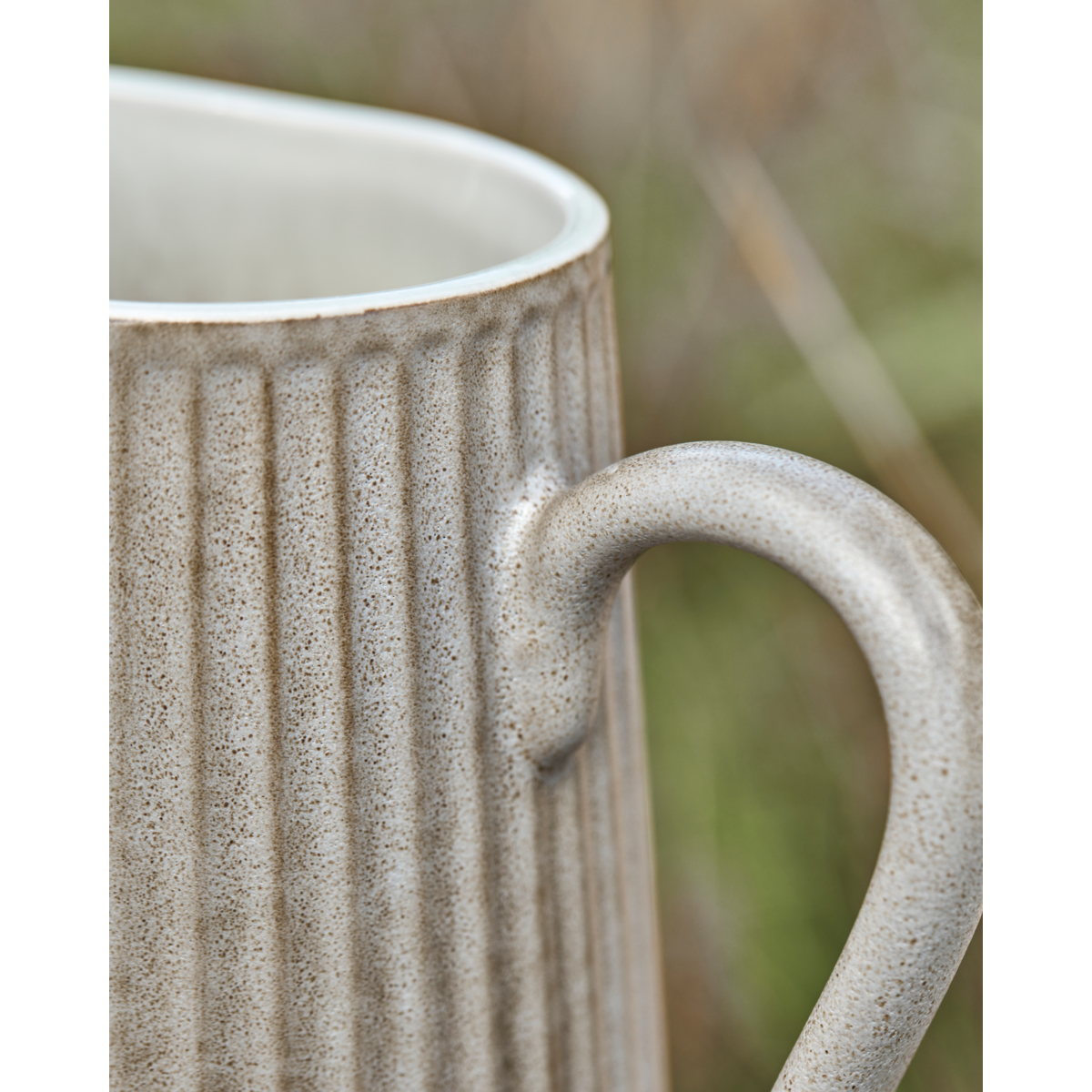 Pitcher, Hdpleat, Grau/Braun