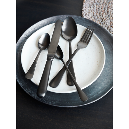 Hausarzt - langer Löffel, Lerie, Gunmetal - L: 19,5 cm, W: 2,5 cm