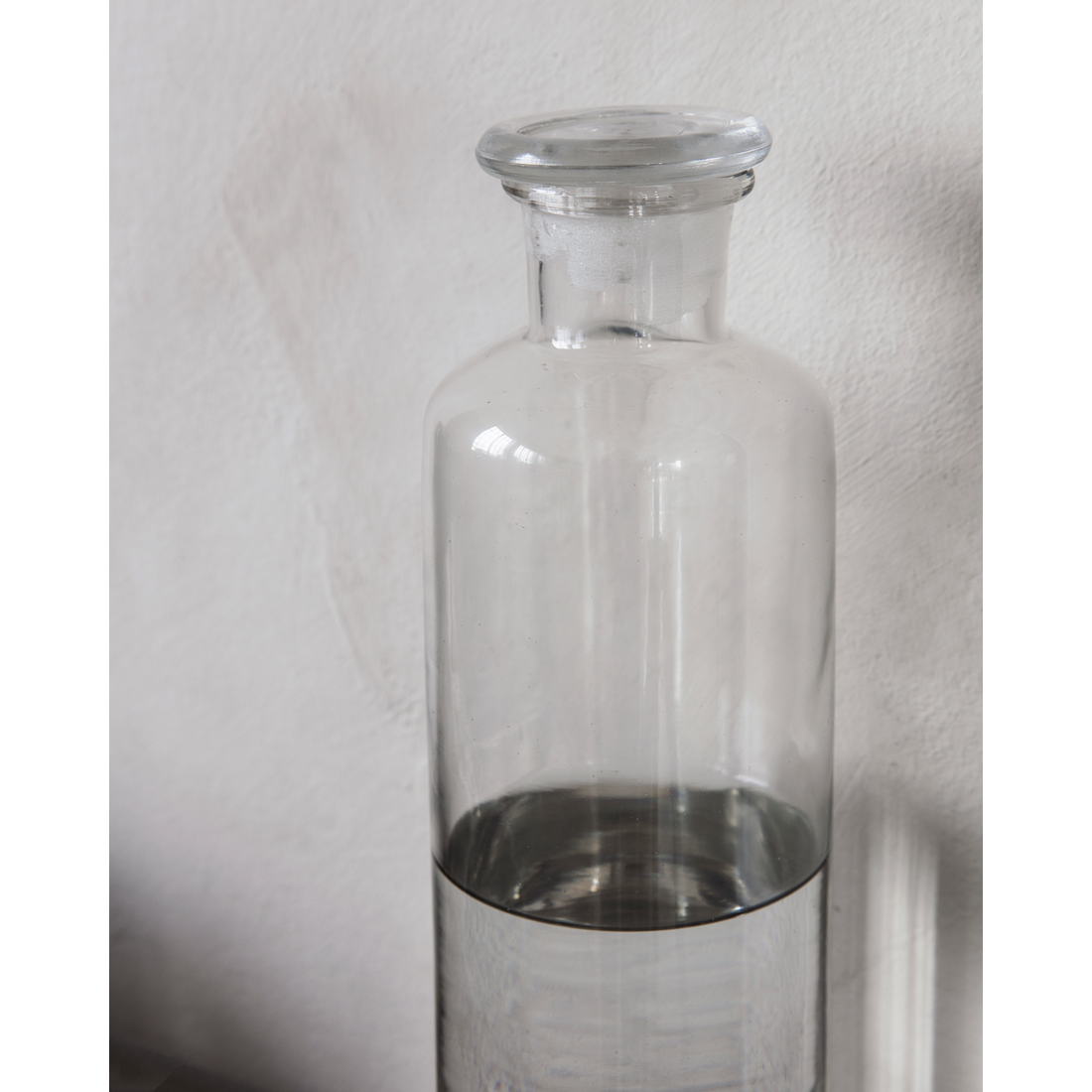 Hausarztflasche mit Deckel, Pharma, Clear-H: 32 cm, Durchmesser: 9 cm