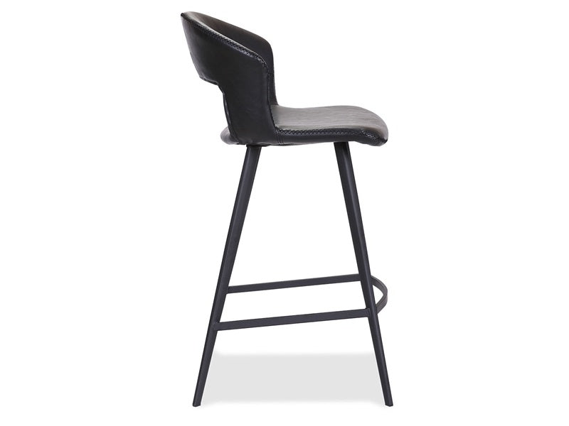 Tora High Bar Stool, schwarz