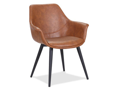 Signle Chair, Cognac