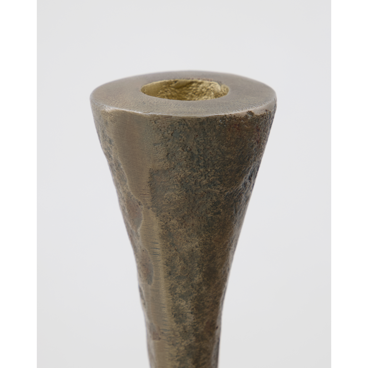 Candlestick, Hdstada, Antik Brass