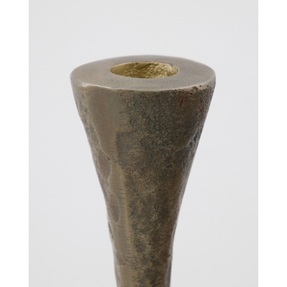 Candlestick, Hdstada, Antik Brass