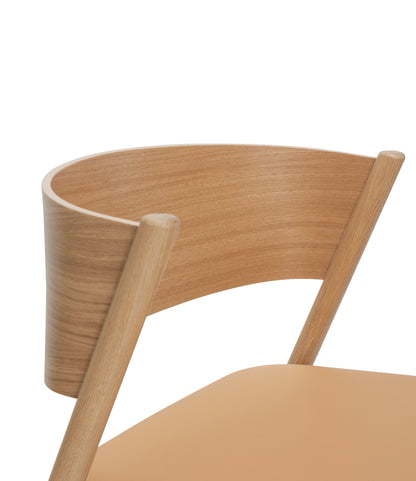 Hübsch Oblique Lounge Chair Sitz Natur