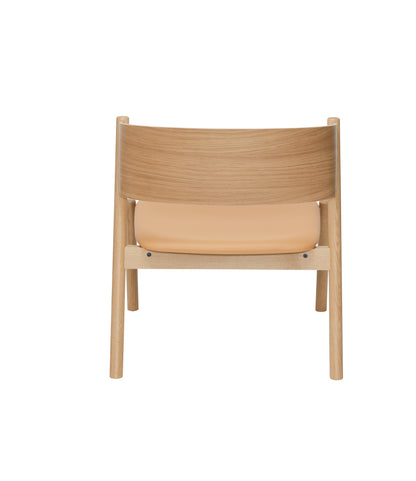 Hübsch Oblique Lounge Chair Sitz Natur