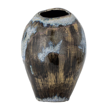 Bloomingville Senja Vase, Brown, Steinzeug