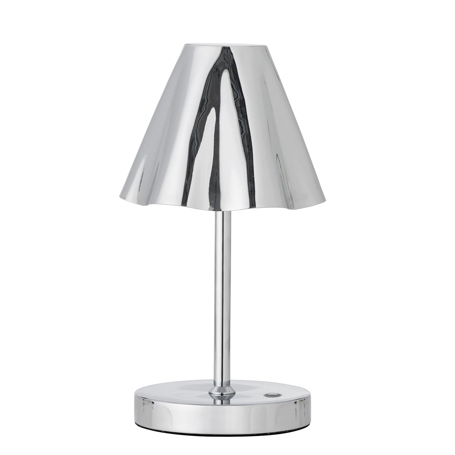 Bloomingville Lianna Tragbare Lampe, wiederaufladbar, Silber, Metall