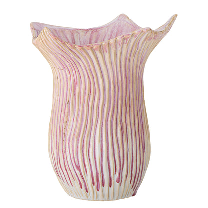 Creative Collection Blumenvase, Rosa, Steinzeug