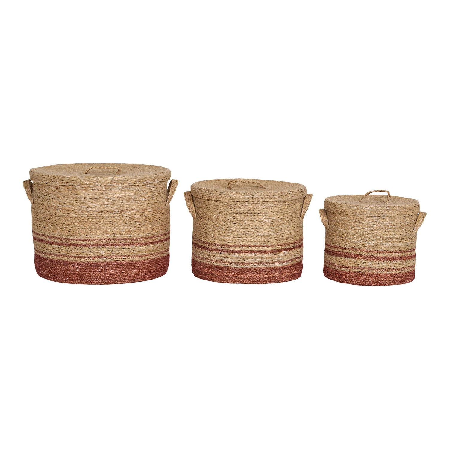 Körbe, Seegras, Natur/Brown&lt;br&gt;Set von 3