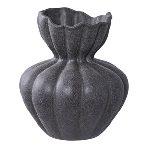 Vase - Vase, Keramik, Schwarz Ø17,2x19,4 cm