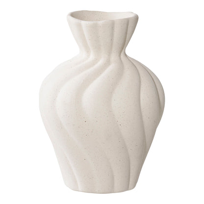 Vase - Vase, Keramik, weiß, 2 Set von 2