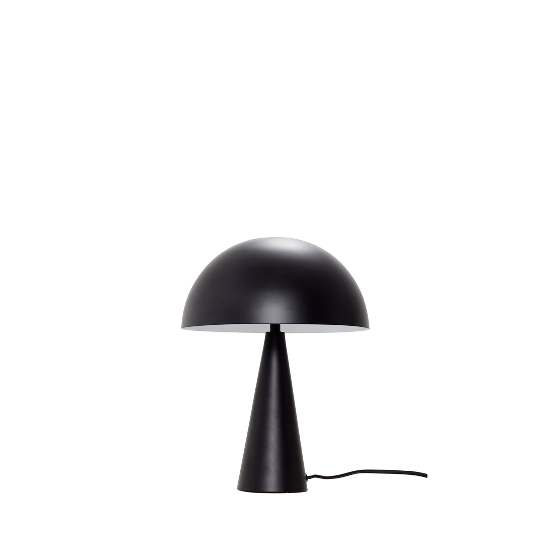 Hübsch Mush Tischlampe Mini Schwarz