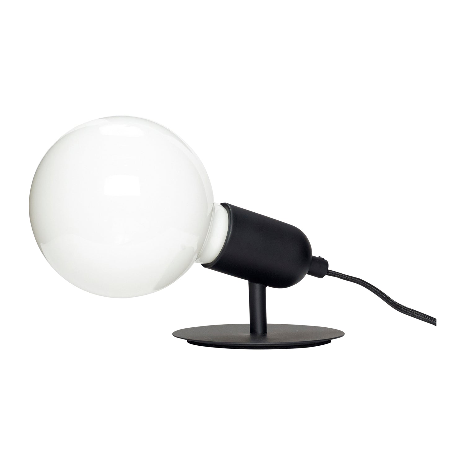 Audioetischlampe Schwarz - Ø10xh10cm, E27/4W