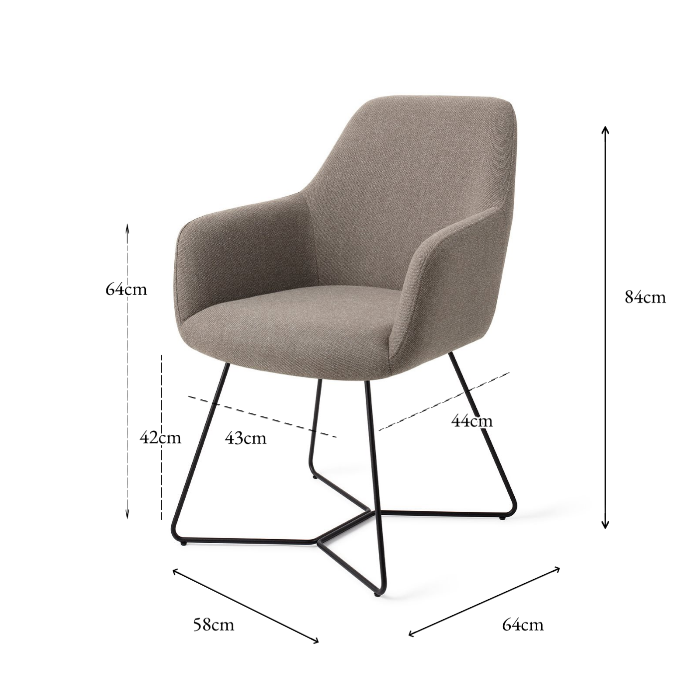 Hiroo Essstuhl Nebelfusion