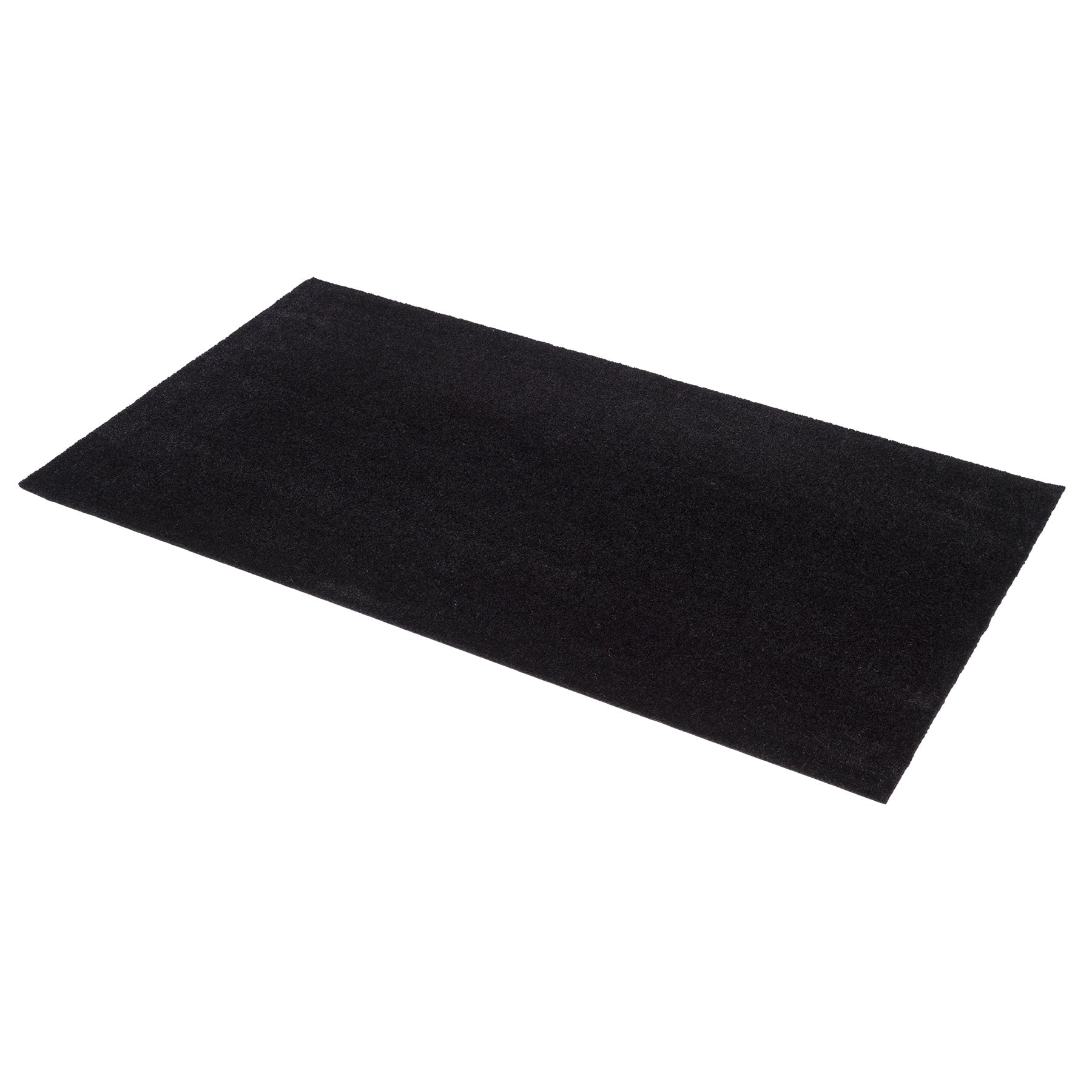 Bodenmatte 67 x 120 cm - Uni Farbe/Schwarz