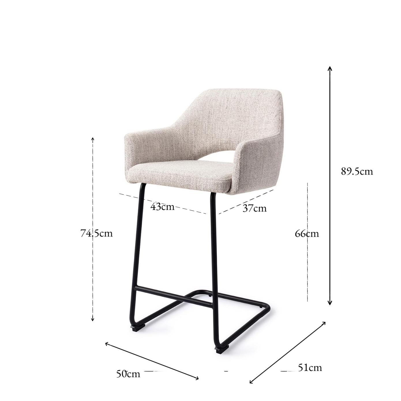 Yanai Bare Chair Taube