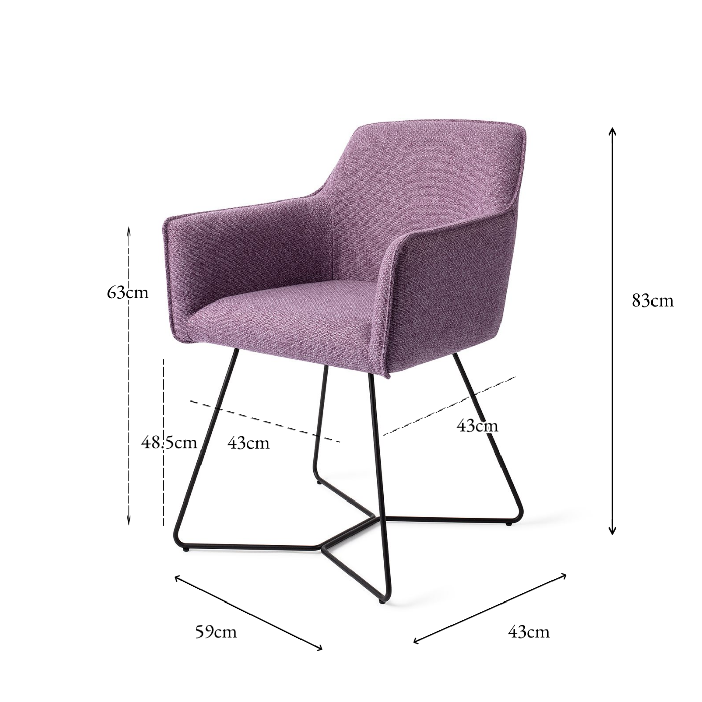 Hofu Esstuhl Violet Daisy