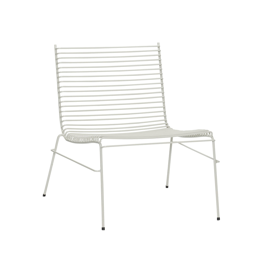 Hübsch String Lounge Chair Hellgrau