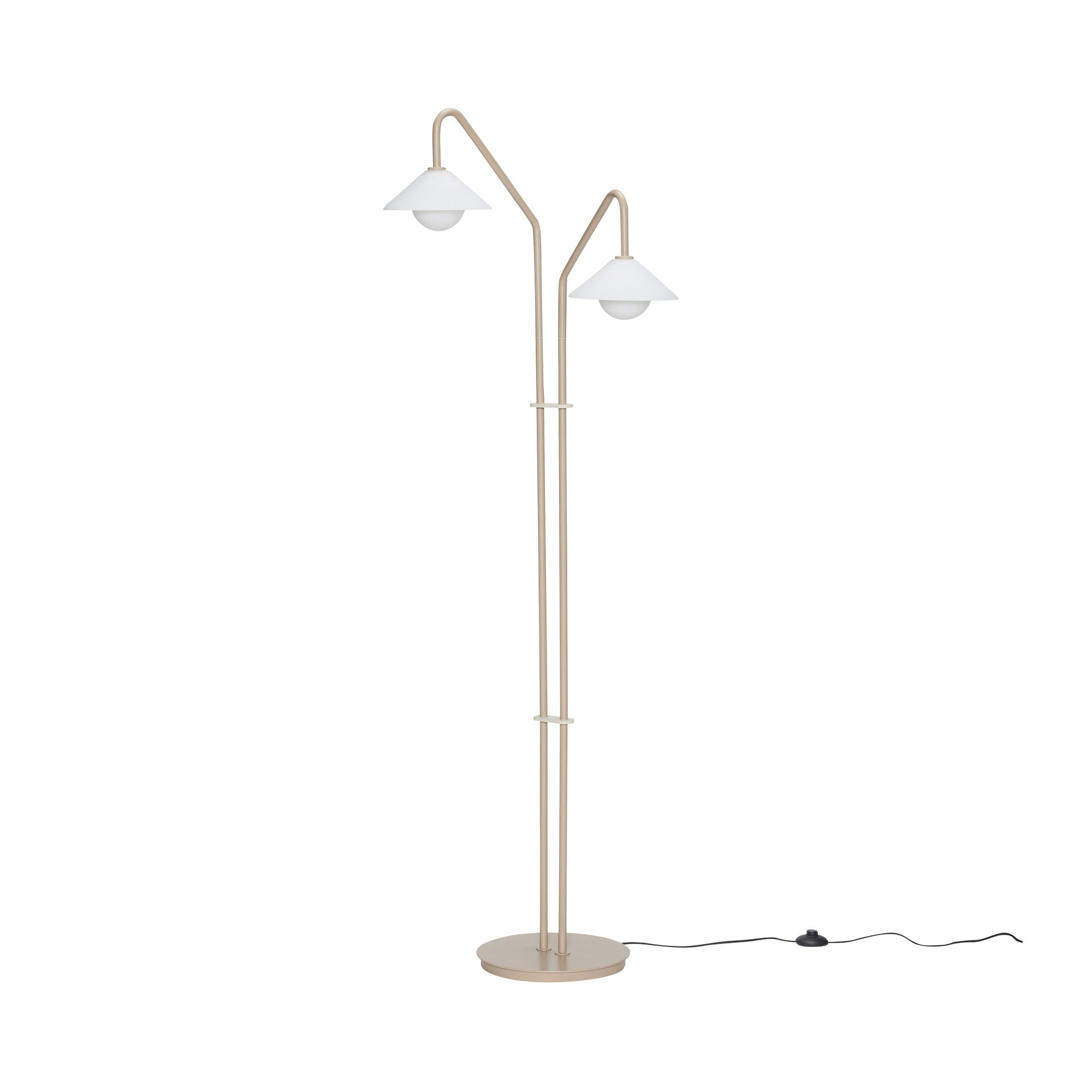 Hübsch Como -Stehlampe Beige